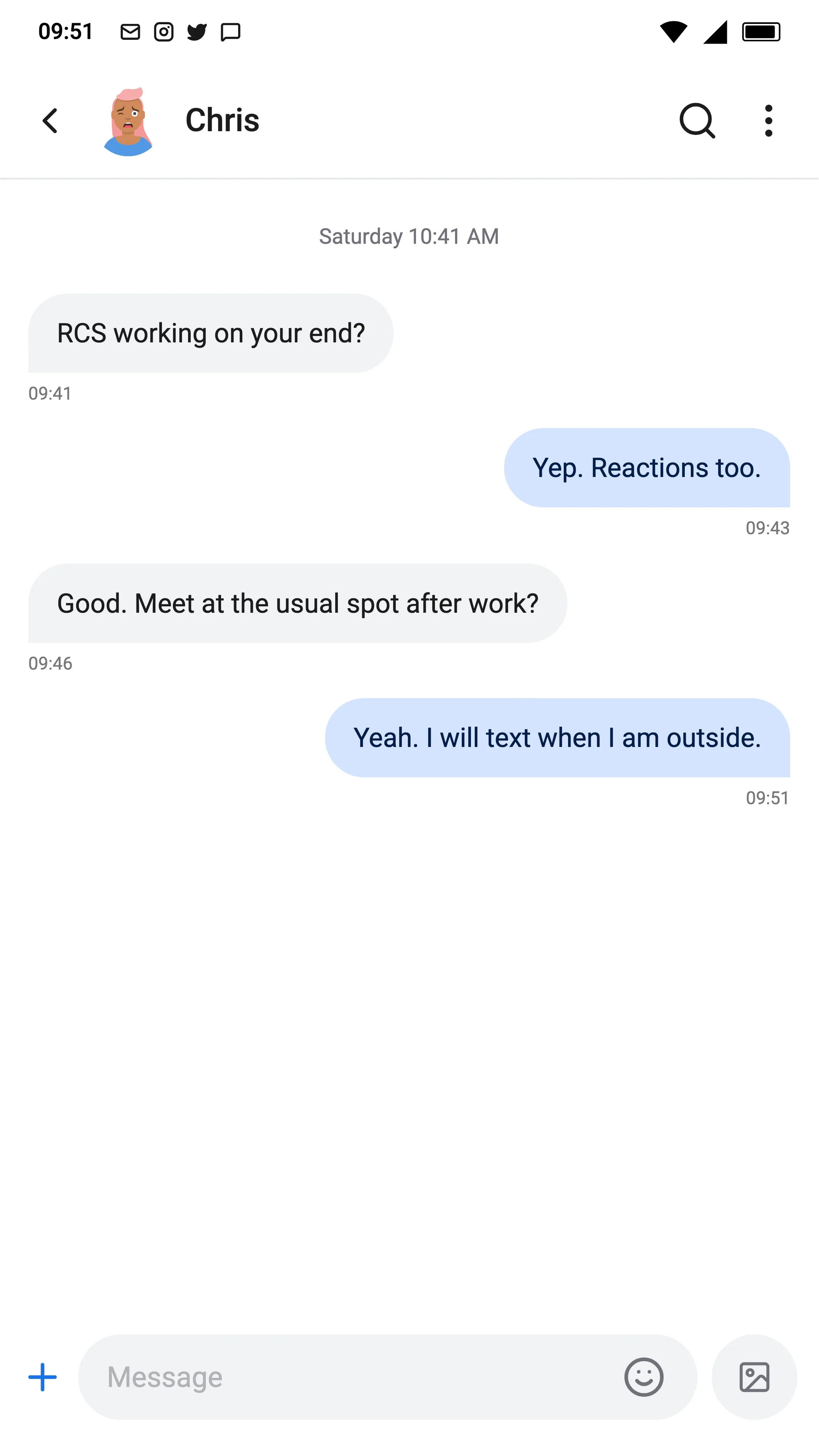 Android Messages Screenshot Examples | TheFake