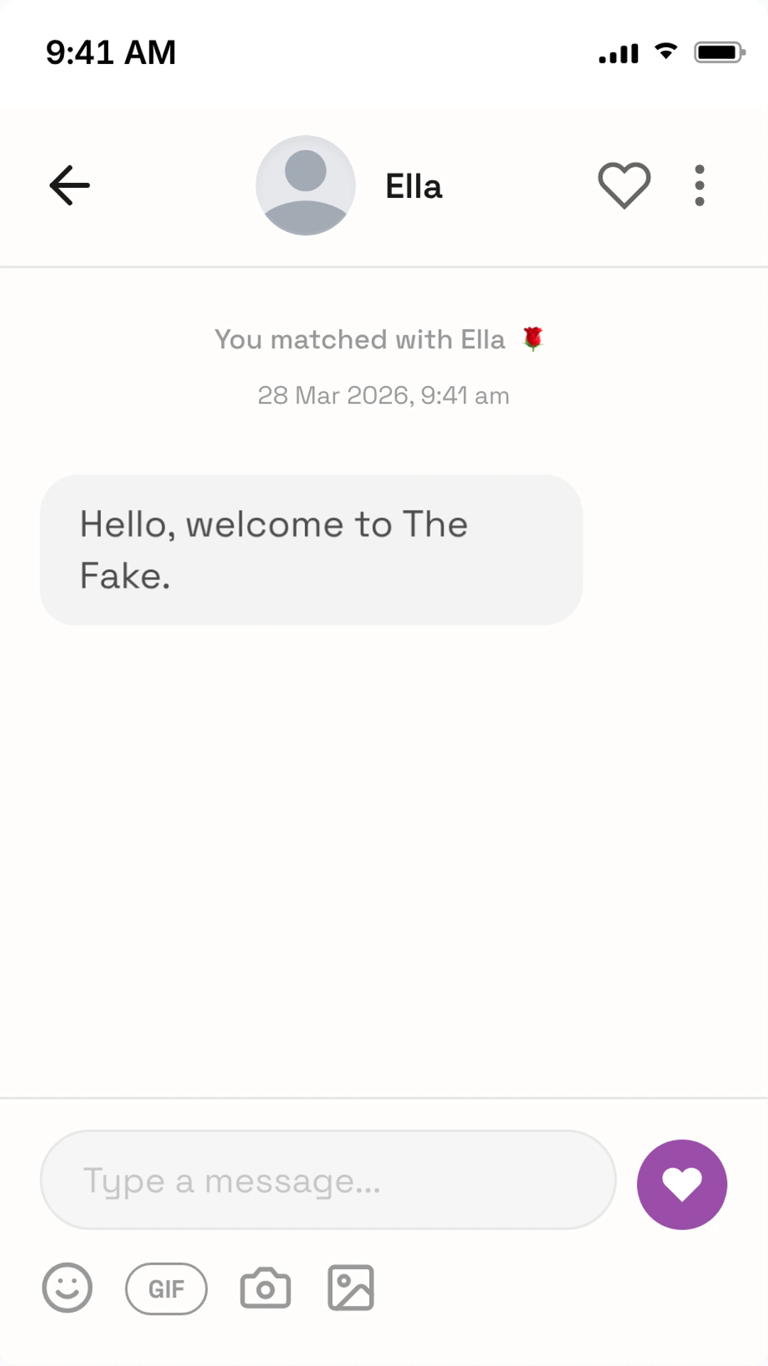 Hinge chat generator live preview screenshot Fake Hinge chat screenshot preview for Hinge chat generator