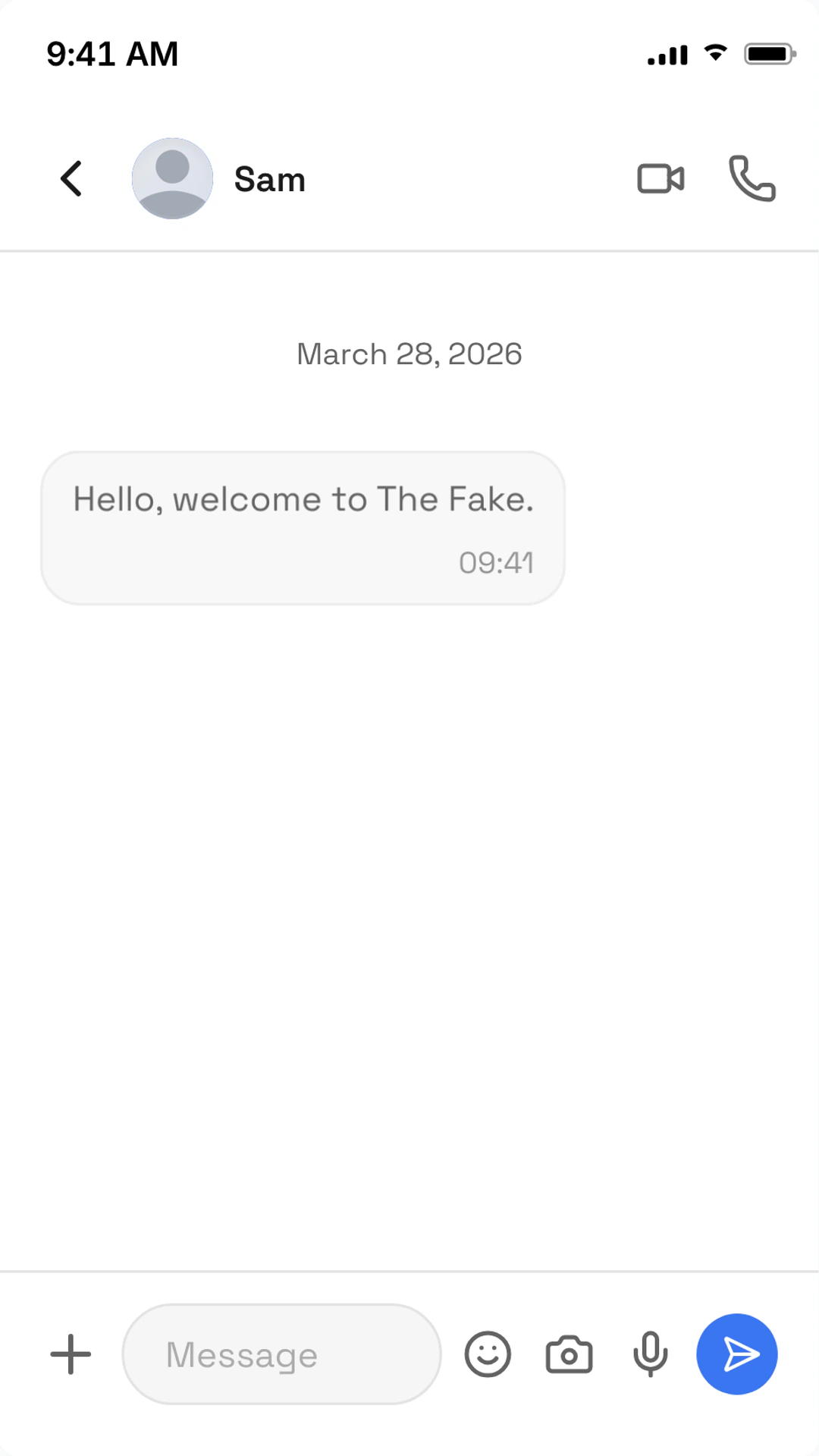 Signal chat generator live preview screenshot Fake Signal chat screenshot preview for Signal chat generator