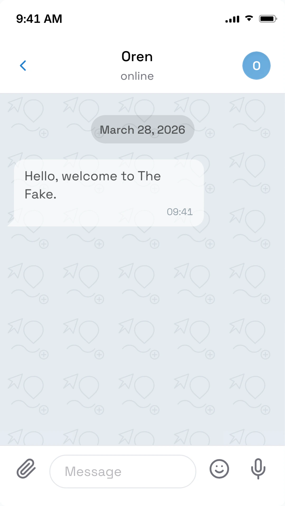 Telegram chat generator live preview screenshot Fake Telegram chat screenshot preview for Telegram chat generator