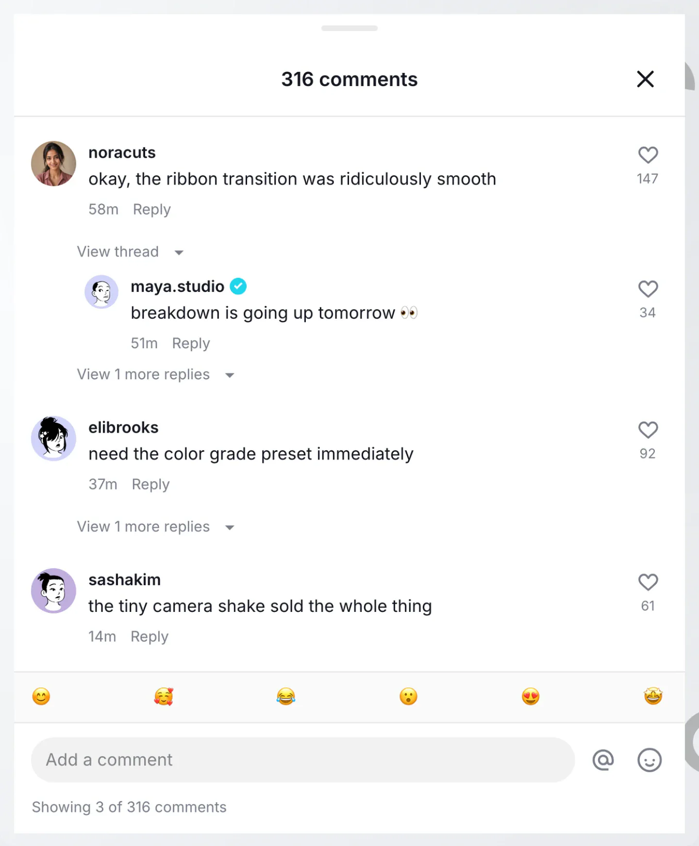 TikTok comments generator live preview screenshot Fake TikTok comment thread screenshot preview for TikTok comments generator