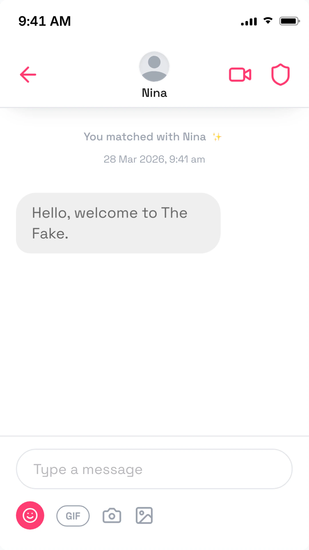 Tinder chat generator live preview screenshot Fake Tinder chat screenshot preview for Tinder chat generator