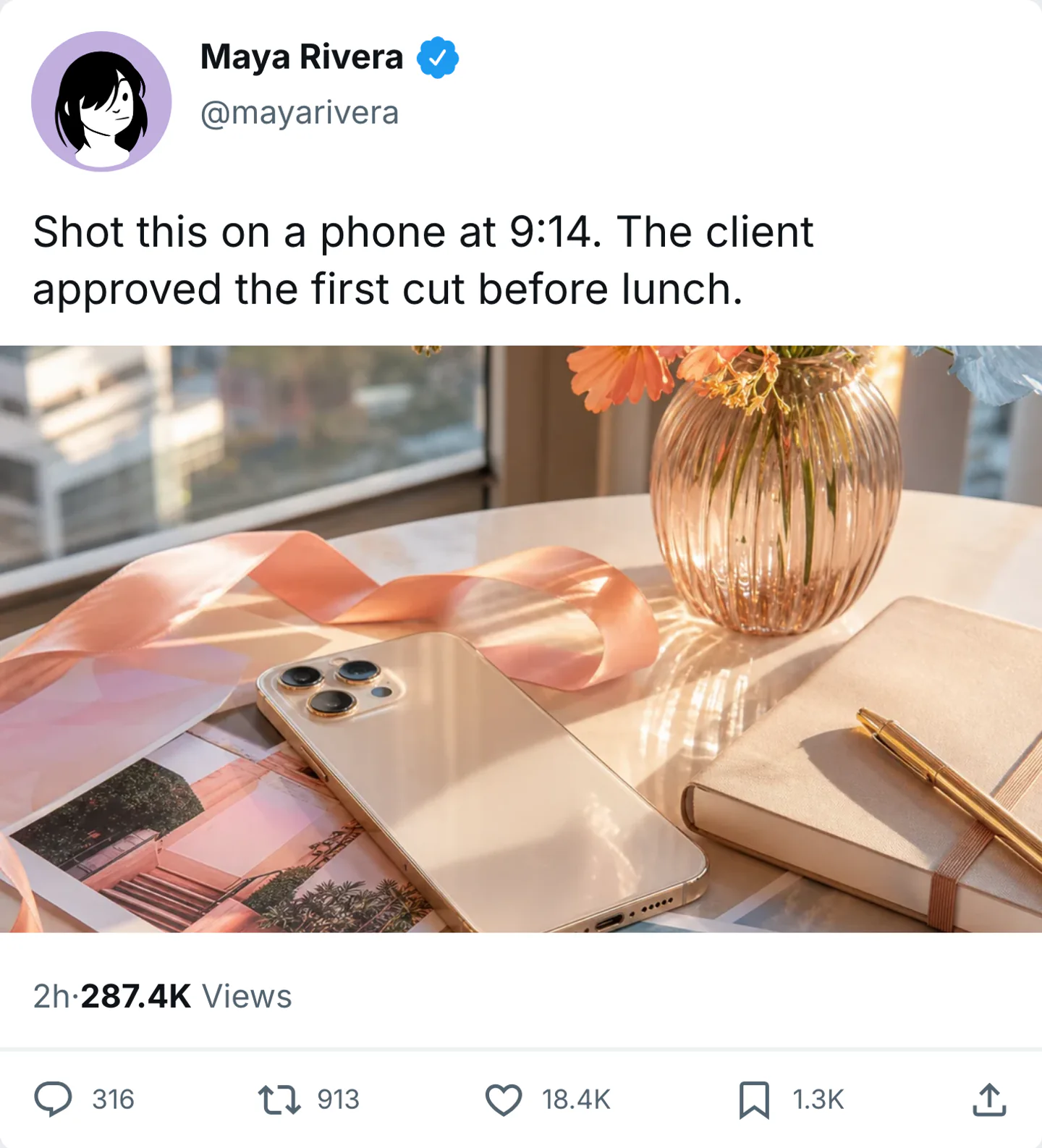 Fake Tweet Maker and Tweet Generator preview screenshot Fake X (Twitter) post screenshot preview for Fake Tweet Maker and Tweet Generator